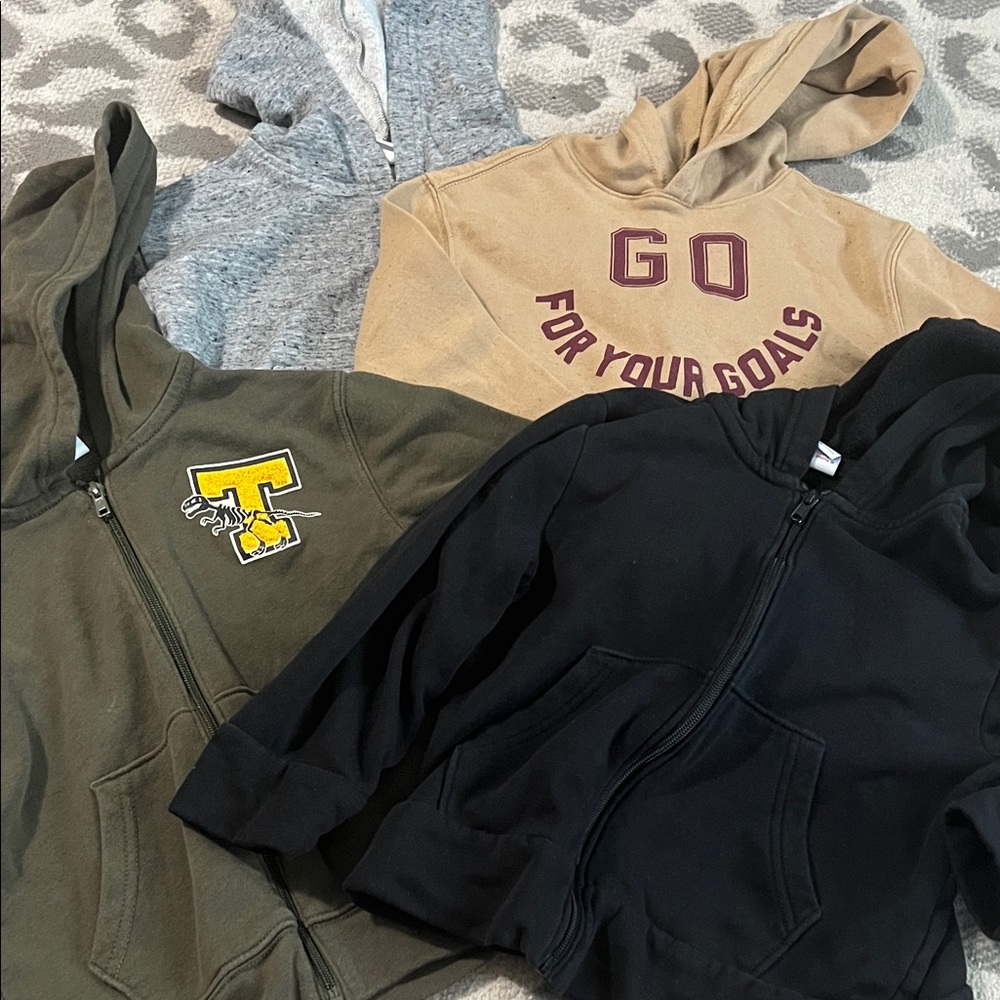 Old Navy Kids Hoodie Set - Black, Tan, Gray, Green